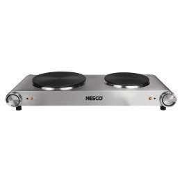 NESCO® 1,800-Watt Double-Burner Electric Cast-Iron Hot Plate