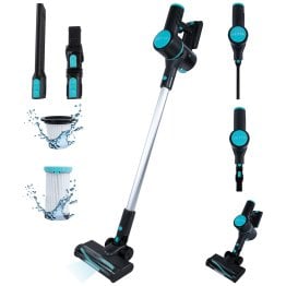 VETTA Lightweight Cordless Stick Vacuum Cleaner with Bonus Washable HEPA Filters and 2,200 mAh Battery