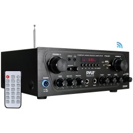 Pyle® 250-Watt Compact Bluetooth® Audio Stereo Receiver with FM Radio