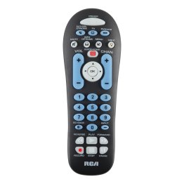 RCA 3-Device Backlit Big-Button Universal Remote, Black
