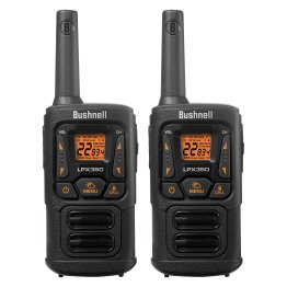 Bushnell® Adventure 1-Watt 40-Channel FRS Walkie-Talkie Pair, Black, LPX350