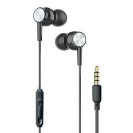 XYST™ In-Ear Earbuds with Microphone, XYS-E3512 (Black)