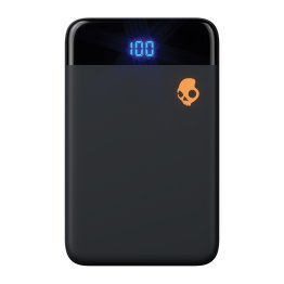 Skullcandy® Stash® Mini 5,000 mAh USB-A to USB-C® Portable Charger with Split Charging Cable (Black/Orange)