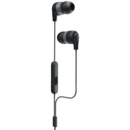 Skullcandy® Ink'd+® In-Ear Earbuds with Microphone (Black/Gray)