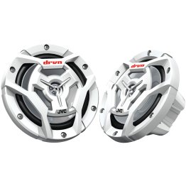 JVC® drvn Series Marine/MotorSports 6.5" 150-Watt 2-Way Coaxial Speakers (White)