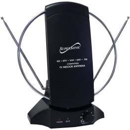 Supersonic® HDTV Digital Amplified Indoor Antenna