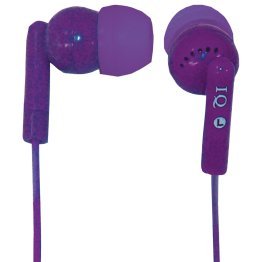 IQ Sound® Poprockz Digital Stereo Earphones, IQ-106 (Purple)