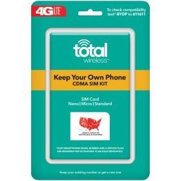 Total Wireless® BYOP SIM Card Activation Kit
