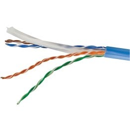 Vericom® CAT-6 U/UTP Solid Riser CMR Cable, 1,000 Ft. (Blue)