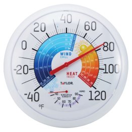 Taylor® Precision Products 13.25-Inch Wind Chill/Heat Index Thermometer and Hygrometer