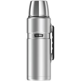 Thermos® Stainless King™ Vacuum Insulated Stainless Steel Beverage Bottle (2 L; Matte Steel)