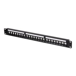 Vericom® VGS™ Unshielded Modular Patch Panel with Labels, Unloaded (24 Port)