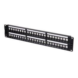Vericom® VGS™ Unshielded Modular Patch Panel with Labels, Unloaded (48 Port)
