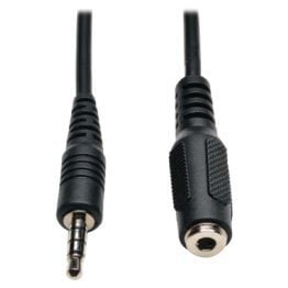 Tripp Lite® by Eaton® 3.5mm Stereo Audio 4-Position TRRS Male to Female Headset Extension Cable, 6ft