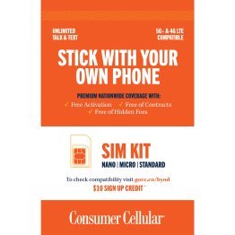 Consumer Cellular® Cell Phone SIM Card