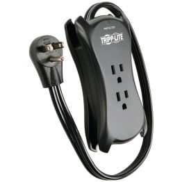 Tripp Lite® by Eaton® 3-Outlet Travel-Size Surge Protector with 2 USB Ports