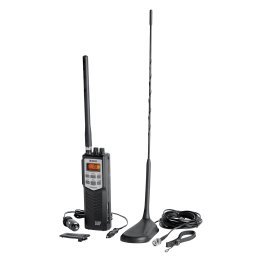 Uniden® Pro Series 40-Channel Handheld CB Radio with Magnet-Mount Antenna, Black, PRO501TK