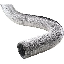 Deflecto® Supurr-Flex® 5-Ply 4-In.-Diameter Aluminum Flexible Dryer Vent Transition Duct, UL® Listed (5 Ft.)