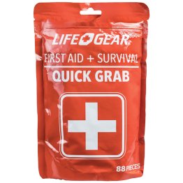 Life+Gear 88-Piece Quick Grab First Aid & Survival Kit