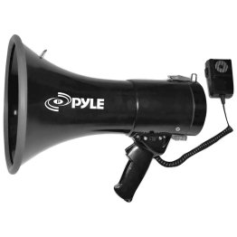 Pyle® 50-Watt Megaphone Bullhorn with Aux, Siren, and Talk Modes