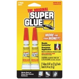 The Original SuperGlue® 0.07-Oz. Super Glue Tube (2 Pack)