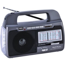 Supersonic® 9-Band AM/FM/SW 1–7 Portable Radio