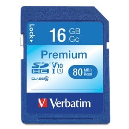 Verbatim® Class 10 SDHC™ Card (16 GB)