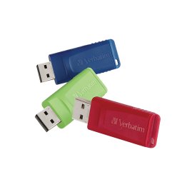 Verbatim® Store ‘n’ Go® USB-A Flash Drives, 3 Count (16 GB)