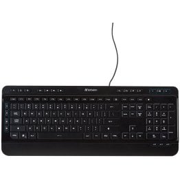Verbatim® Illuminated Wired Keyboard