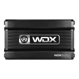 DB Drive™ WDX Series Mini WDX1500.1 1,500-Watt-Max Monoblock Class-D Audio Amplifier 12-Volt for Vehicles, with Remote