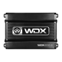 DB Drive™ WDX Series Mini WDX200.4 200-Watt-Max 4-Channel Class-D Audio Amplifier 12-Volt for Vehicles