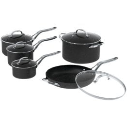 THE ROCK™ by Starfrit® 10-Piece Cookware Set with Stainless Steel Handles