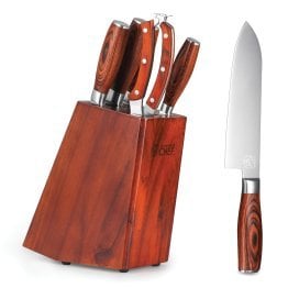 Commercial Chef 6-Piece Knife Block Set