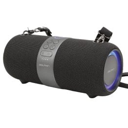 Dolphin Audio LX60 Series Waterproof Portable Bluetooth®/FM Radio/USB/microSD™ Card Boom Box with DSP (Black)