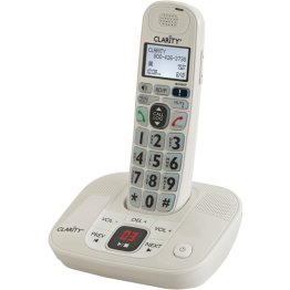 Clarity® DECT 6.0 D702™ 1-Handset Amplified Cordless Phone System with Digital Answering System
