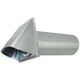 Deflecto® 4" Wide-Mouth Galvanized Vent Hood