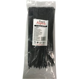 Eagle Aspen® Temperature-Rated Cable Ties, 100 Pack (11 In.; Black)