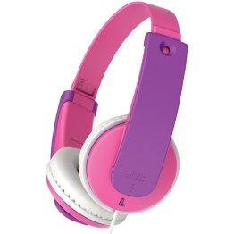 JVC® Tinyphones Kids' Over-Ear Child-Safe Headphones, HA-KD7 (Pink/Purple)