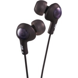 JVC® Gumy Plus Earbuds with Remote and Microphone (Black)
