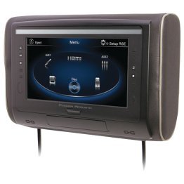 Power Acoustik® 9" LCD Universal Headrest with IR & FM Transmitters & 3 Interchangeable Skins (Monitor only)