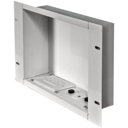 Peerless-AV® In-Wall Recessed Cable Management and Power Storage Accessory Box with Power Outlet