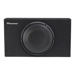 Pioneer® D Series TS-D10LB 10-In. 1,300-Watt 2-Ohm Single-Voice-Coil Loaded Subwoofer in Sealed Enclosure, Max Power