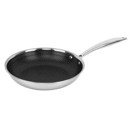 Brentwood® 3-Ply Hybrid Non-Stick Stainless Steel Induction-Ready Frying Pan (9.5 In.)