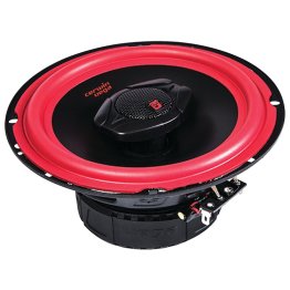 Cerwin-Vega® Mobile Vega Series 6.5-In. 400-Watt-Max 2-Way Coaxial Speakers, Black and Red, 2 Pack