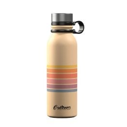 Outdoors Professional 20-Oz. Stainless Steel Double-Walled Vacuum-Insulated Travel Bottle with Leakproof Screw Cap (Retro)