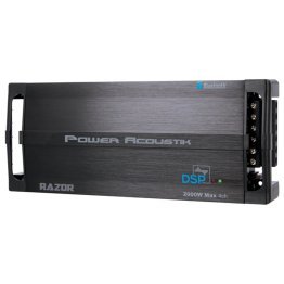 Power Acoustik® Razor Series RZ4‐2000DSP 2,000-Watt-Max 4-Channel Class D Amp with DSP and Bluetooth®