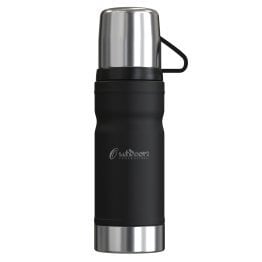 Outdoors Professional 25.3-Oz. (750 mL) Stainless Steel Termo Go Vacuum Bottle (Black)