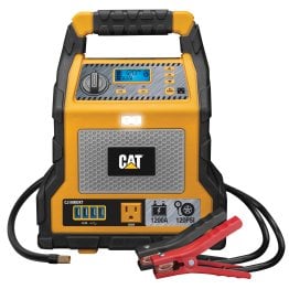 Cat® Power Station with 1,200-Peak-Amp Jump Starter, Tire Compressor, and Power Inverter, CJ1000DXT