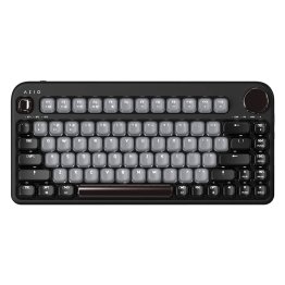 Azio IZO Bluetooth® and USB Mechanical Computer Keyboard, Blue Switches (Black Willow)