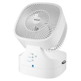 Brentwood® Kool Zone 8-In. 3-Speed Oscillating Air Circulator Desktop Fan with Remote and Timer, F-900RW